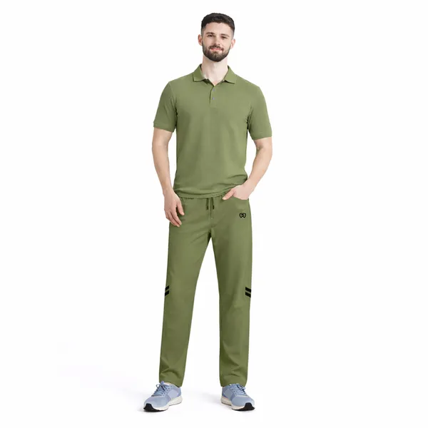 Olive_Green_Premium_Polyester_And_Spandex_Track_Pants_For_Men