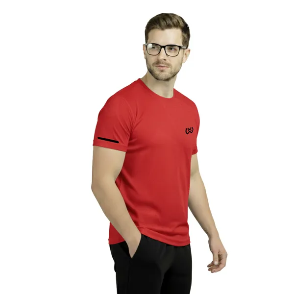 Red_Premium_Polyester_And_Spandex_Sports_T-Shirt_For_Men