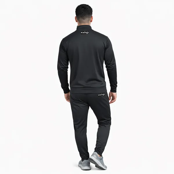 Black_Premium_Polyester_And_Spandex_Tracksuit_For_Men