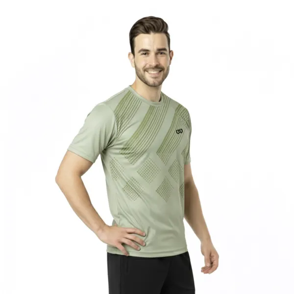 Sage_Green_Premium_Polyester_And_Spandex_Sports_T-Shirt_For_Men