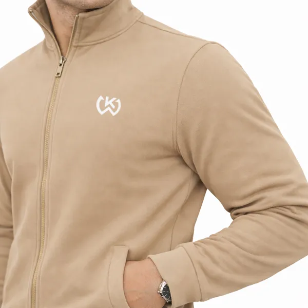 Beige_Premium_Polyester_And_Spandex_Jacket_For_Men