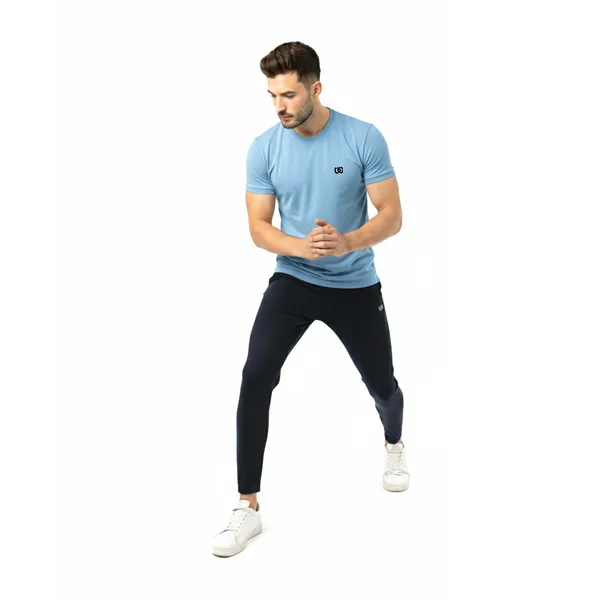 Sky_Blue_Premium_Polyester_And_Spandex_Sports_T-Shirt_For_Men