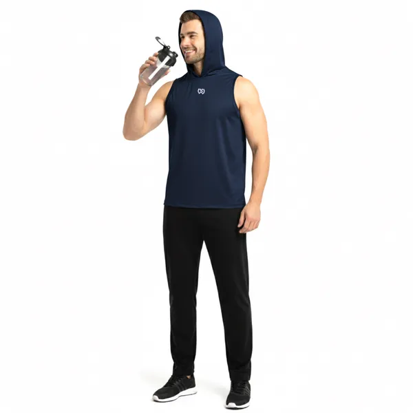 Navy_Premium_Polyester_And_Spandex_Sports_T-Shirt_For_Men