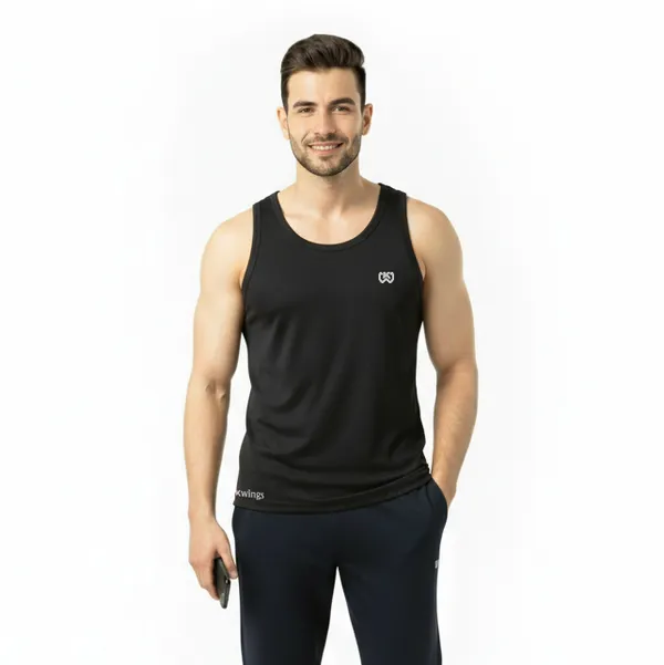 Black_Premium_Polyester_And_Spandex_Tank_Top_For_Men