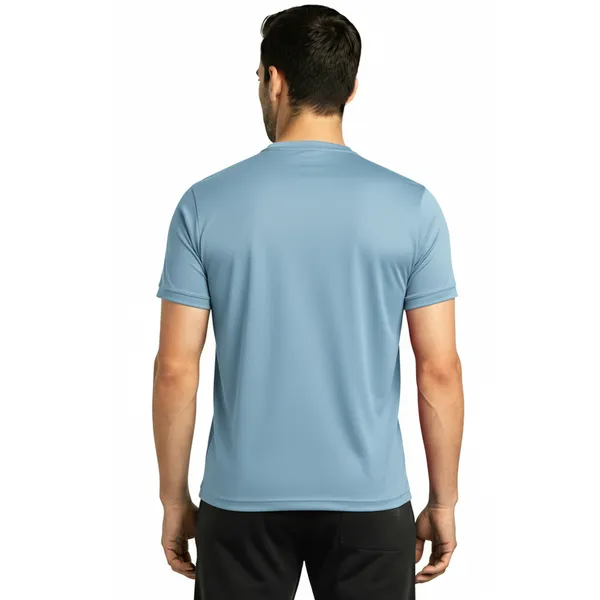 Sky_Blue_Premium_Polyester_And_Spandex_Sports_T-Shirt_For_Men