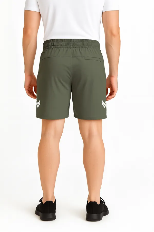 Olive_Green_Premium_Polyester_And_Spandex_Sports_Shorts_For_Men