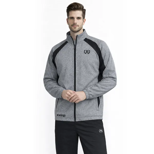 Grey_Premium_Polyester_And_Spandex_Jacket_For_Men