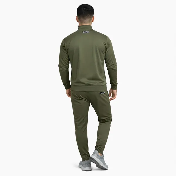 Olive_Green_Premium_Polyester_And_Spandex_Tracksuit_For_Men