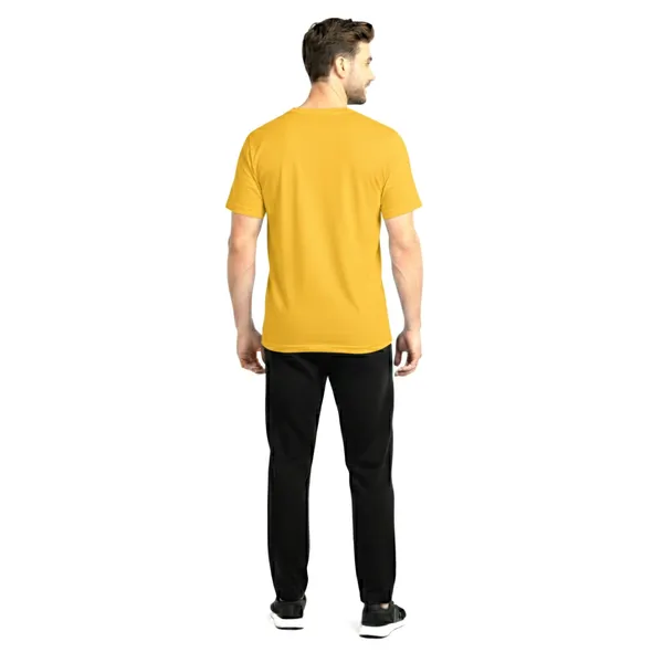Yellow_Premium_Polyester_And_Spandex_Sports_T-Shirt_For_Men