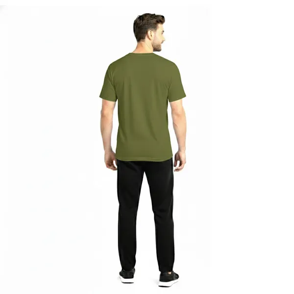 Olive_Green_Premium_Polyester_And_Spandex_Sports_T-Shirt_For_Men