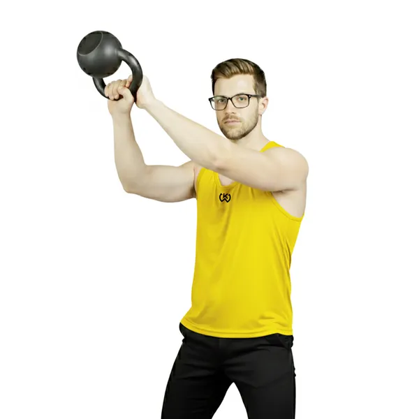 Yellow_Premium_Polyester_And_Spandex_Tank_Top_For_Men