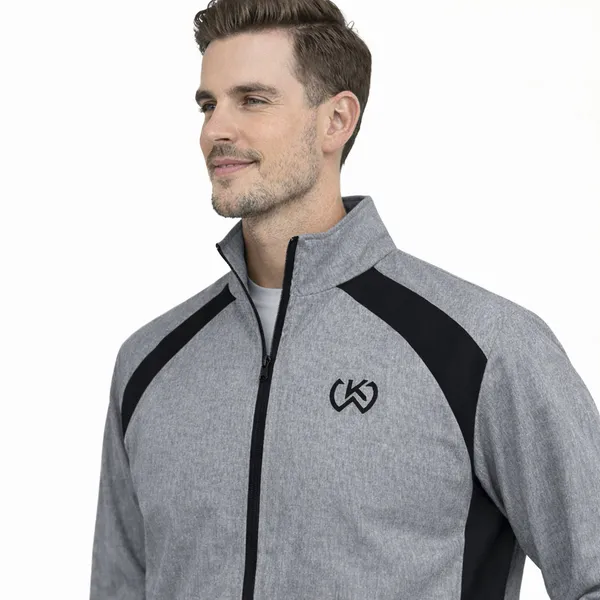 Grey_Premium_Polyester_And_Spandex_Jacket_For_Men