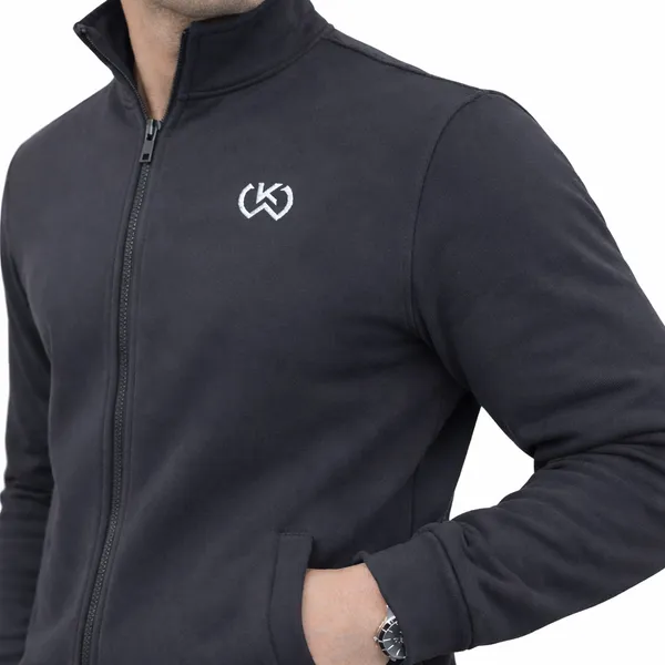 Grey_Premium_Polyester_And_Spandex_Jacket_For_Men