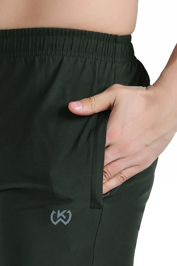 Olive_Green_Premium_Polyester_And_Spandex_Sports_Shorts_For_Men