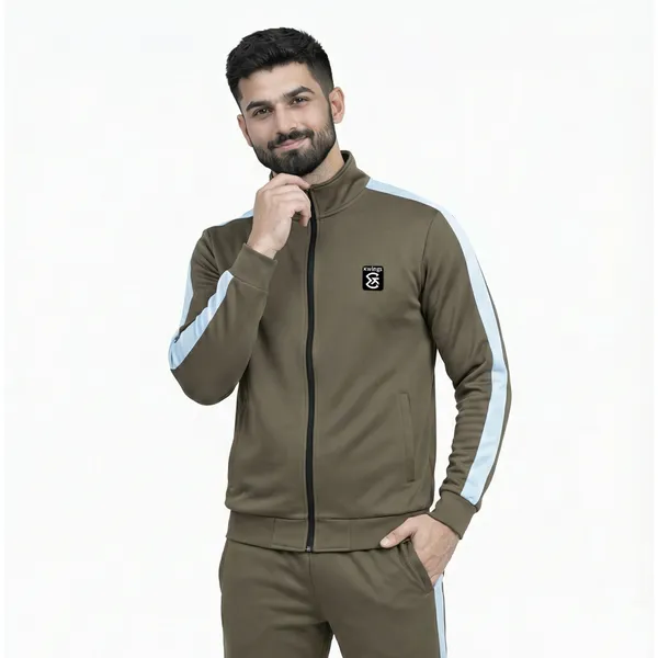 Brown_Premium_Polyester_And_Spandex_Tracksuit_For_Men