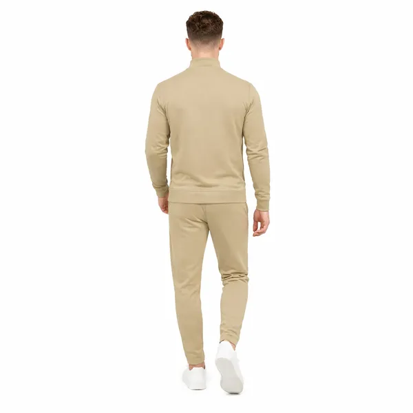 Beige_Premium_Polyester_And_Spandex_Jacket_For_Men