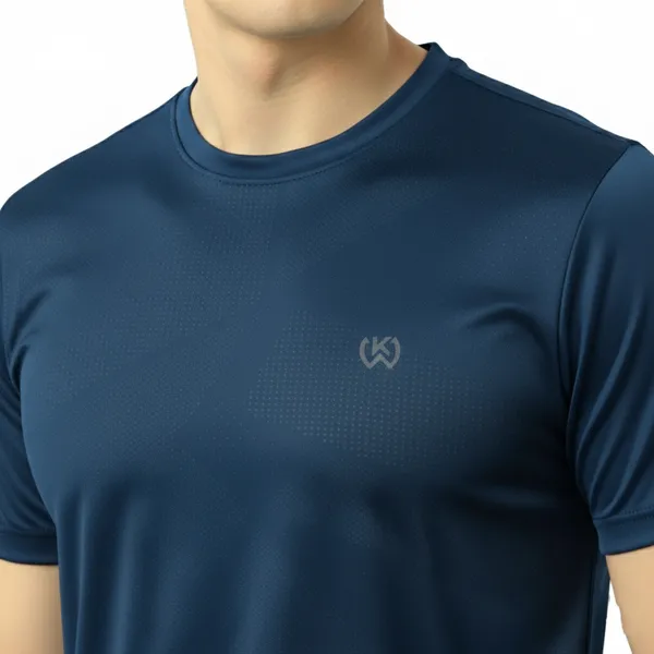 Navy_Blue_Premium_Polyester_And_Spandex_Sports_T-Shirt_For_Men