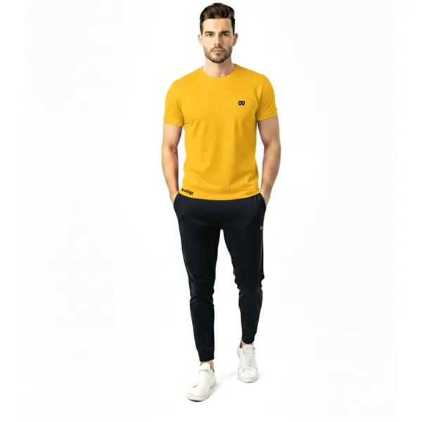 Yellow_Premium_Polyester_And_Spandex_Sports_T-Shirt_For_Men