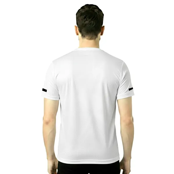 White_Premium_Polyester_And_Spandex_Sports_T-Shirt_For_Men