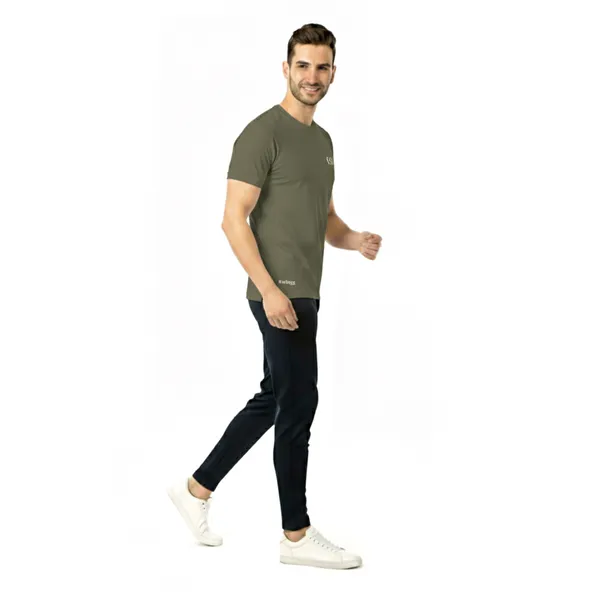 Olive_Green_Premium_Polyester_And_Spandex_Sports_T-Shirt_For_Men