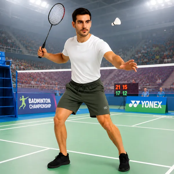 Olive_Green_Premium_Polyester_And_Spandex_Sports_Shorts_For_Men