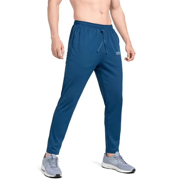 Blue_Premium_Polyester_And_Spandex_Track_Pants_For_Men