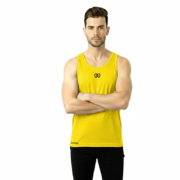 Yellow_Premium_Polyester_And_Spandex_Tank_Top_For_Men