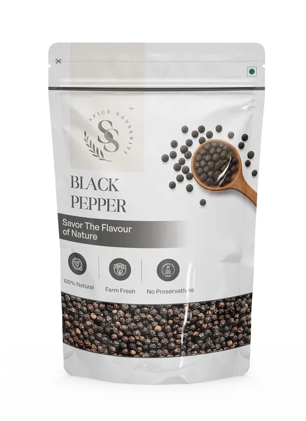 Spice_Sanskriti_Black_Pepper_Pure,_Sun_Dried_Whole_Peppercorns_Bold_And_Aromatic_Flavor_Farm_Fresh_Indian_Spice_for_Cooking,_Seasoning_And_Health_Pack_of_3_X_300_G
