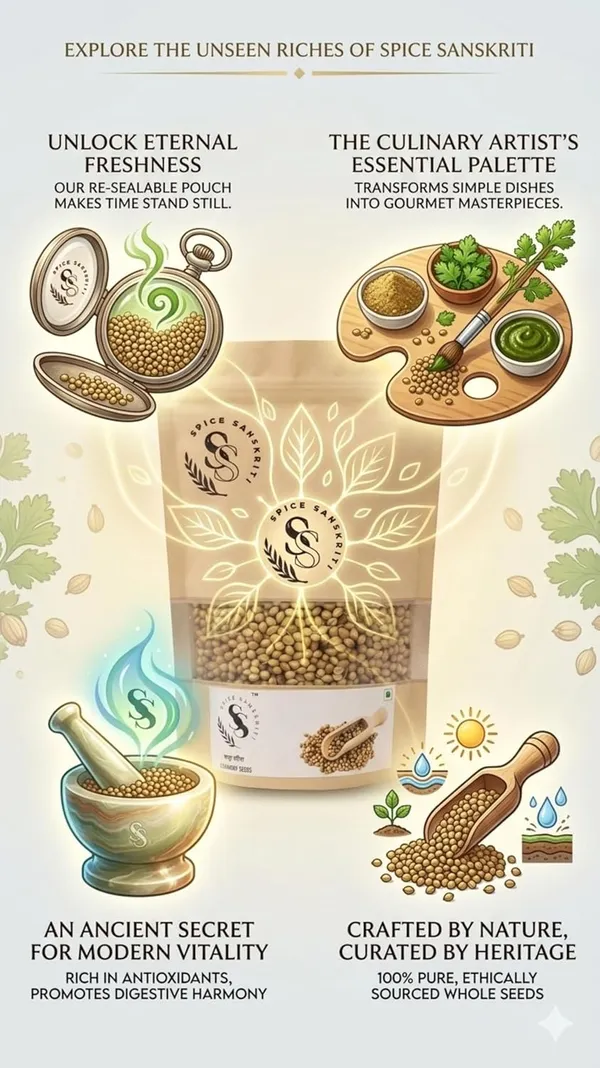 Spice_Sanskriti_Coriander_Seeds_Dhania_Premium_Quality_Whole_Coriander_Natural_And_Unpolished_Fresh,_Aromatic_And_Flavorful_Ideal_for_Cooking,_Roasting_And_Spice_Blends_1_Kg