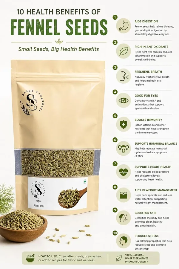 Spice_Sanskriti_Fennel_Seeds_Saunf_Premium_Quality_Whole_Fennel_Natural_And_Unpolished_Sweet,_Fresh_And_Aromatic_Ideal_for_Cooking,_Seasoning,_Tea_And_Mouth_Freshener_1_Kg