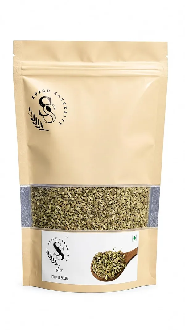 Spice_Sanskriti_Fennel_Seeds_Saunf_Premium_Quality_Whole_Fennel_Natural_And_Unpolished_Sweet,_Fresh_And_Aromatic_Ideal_for_Cooking,_Seasoning,_Tea_And_Mouth_Freshener_1_Kg