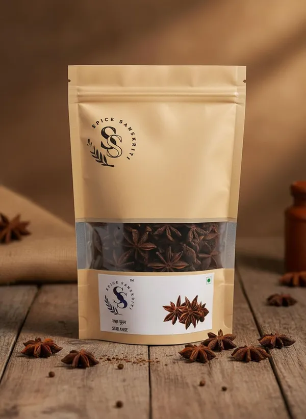 Spice_Sanskriti_Whole_Star_Anise_Pure,_Natural_And_Highly_Aromatic_Indian_Spices_Premium_Whole_Chakra_Phool_for_Biryani,_Garam_Masala,_Soups_And_Baking_Rich_Flavor_And_Healthy_Taste
