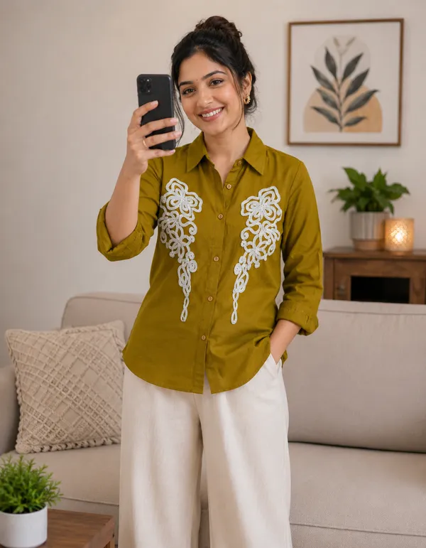 Mustard_Collar_Shirt_For_Women