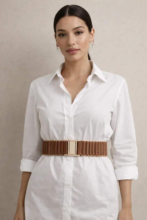 Brown_Metal_Expandable_waist_belt_for_woman