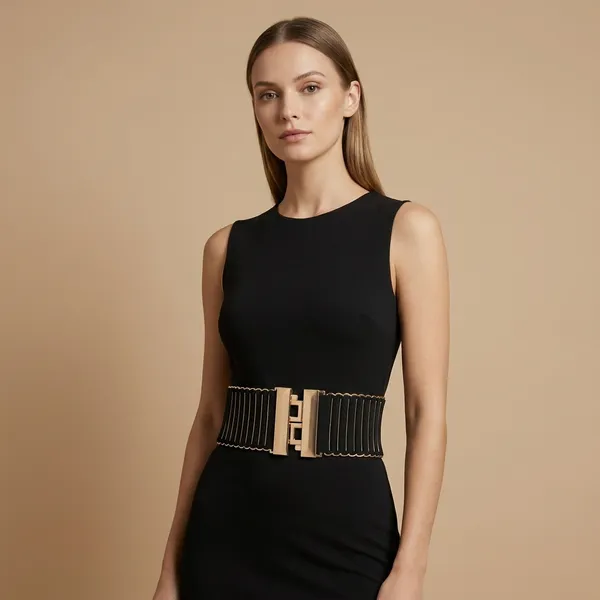 Black_Metal_With_Gold_Buckle_Belt_For_Women