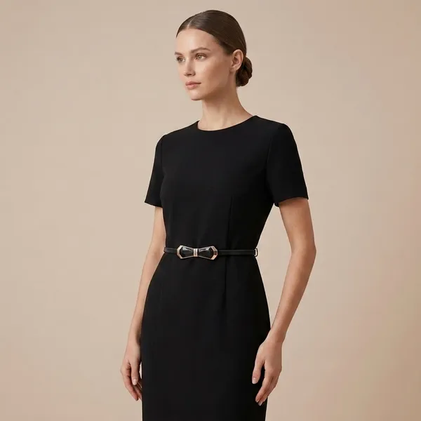 Black_With_Golden_Buckle_Waist_Belt_For_Women
