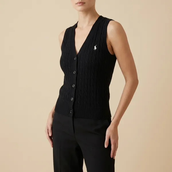 Navy_Blue_Cable_Knit_Sleeveless_Soft_Cotton_top_For_Women