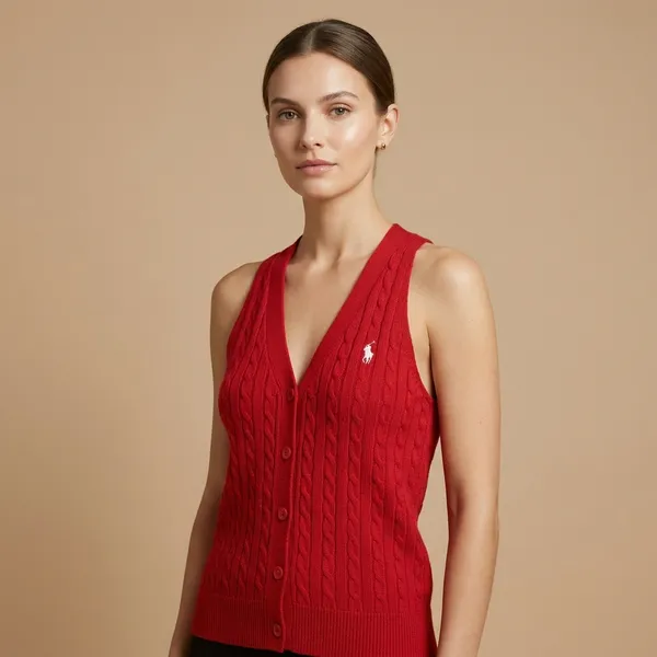 Coral_Cable_Knit_Sleeveless_Soft_Cotton_Top_For_Women