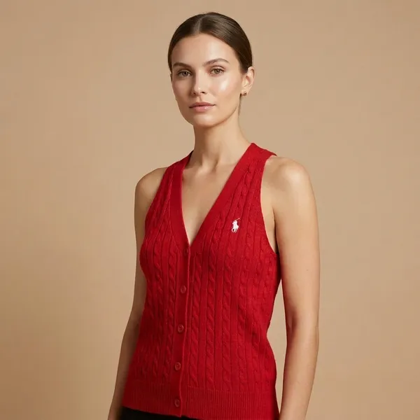 Coral_Cable_Knit_Sleeveless_Soft_Cotton_Top_For_Women