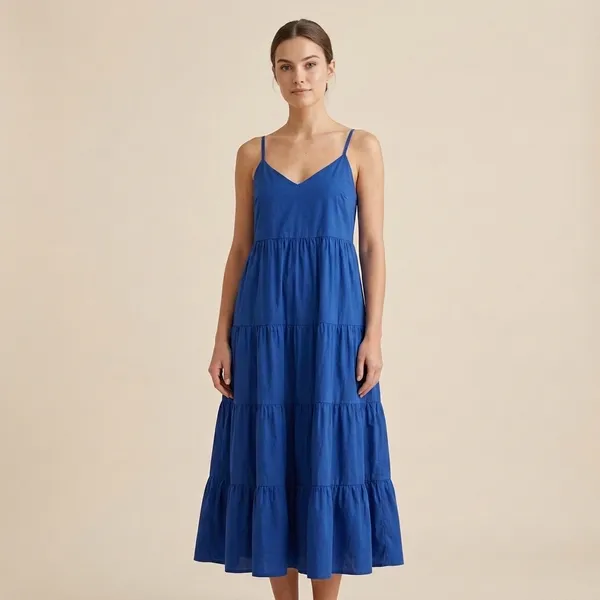 Blue_Cotton_Tiered_Maxi_Dress_For_Women
