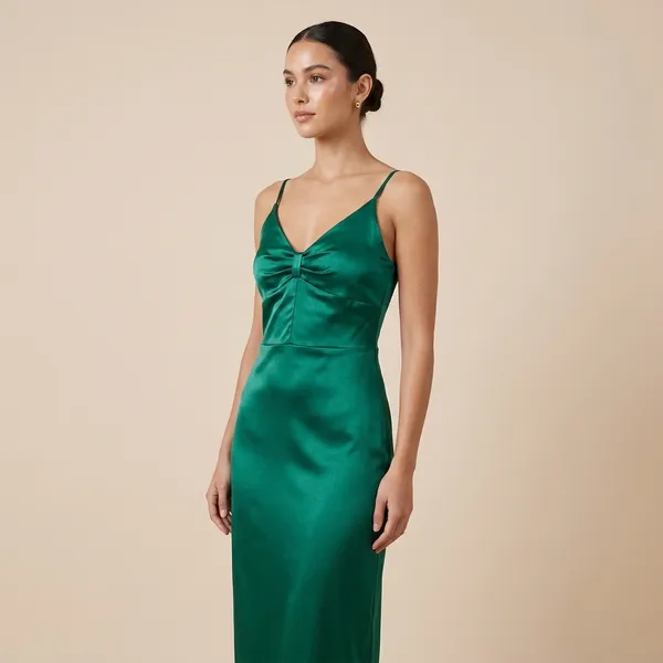 Emerald_Green_Satin_Party_Dress_For_Women