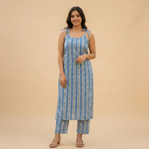 Blue_Printed_Cotton_Co-Ord_Set_For_Women