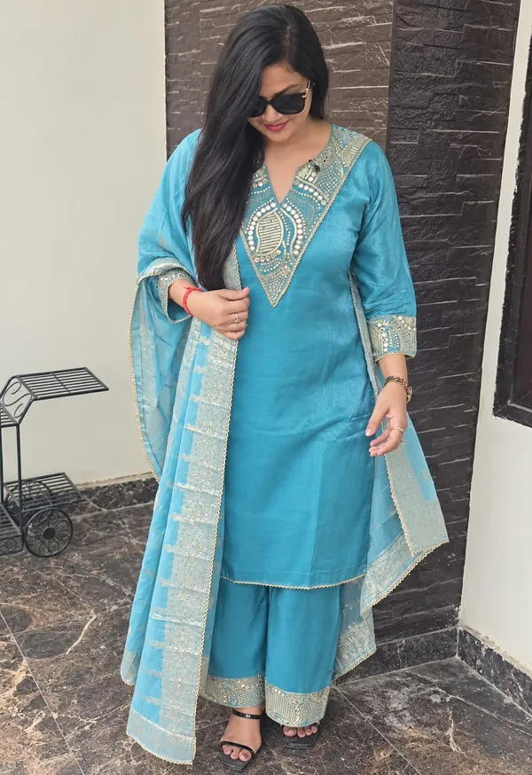Turkish_Rama_blue_colour_suit_set