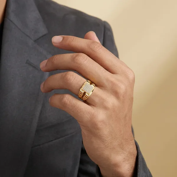 Gold_Plated_Brass_Square_Stone_Studded_Ring_For_Men