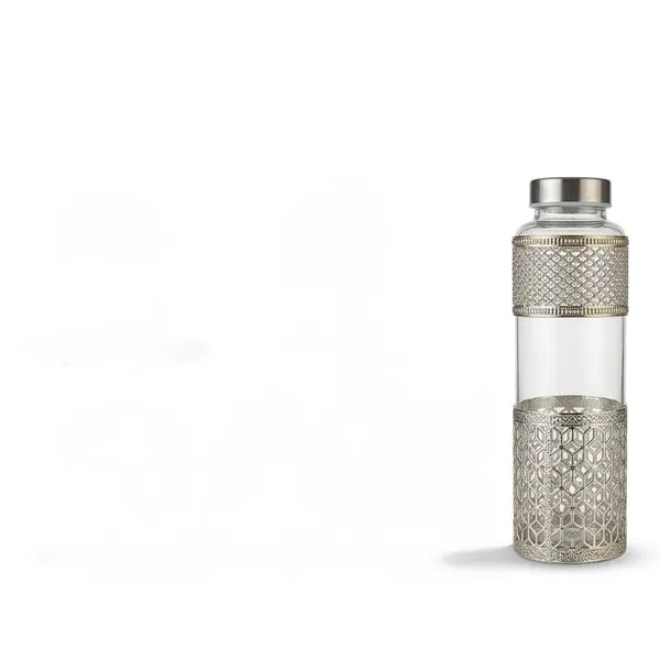 Silver_Glass_Metal_Decorative_Drinkware_Set