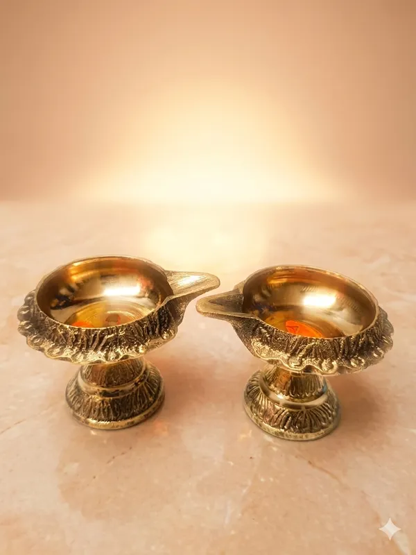 Gold_Brass_Pooja_Decorative_Oil_Lamp_Diya_Set_Of_2