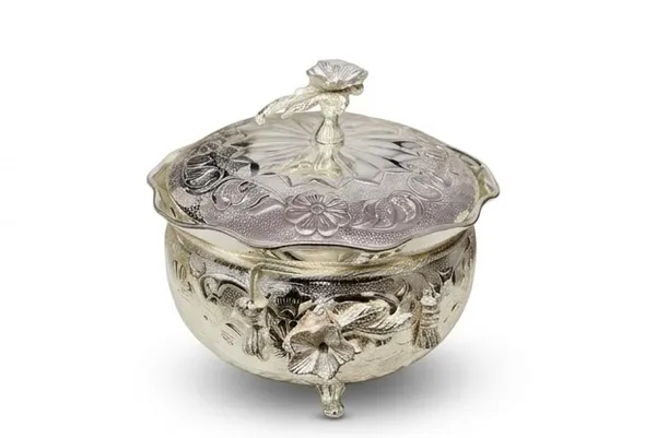 Silver_German_Floral_Embossed_Footed_Serving_Bowl_With_Lid