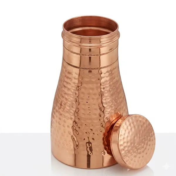 Copper_Copper_Hammered_Water_Bottle_With_Lid