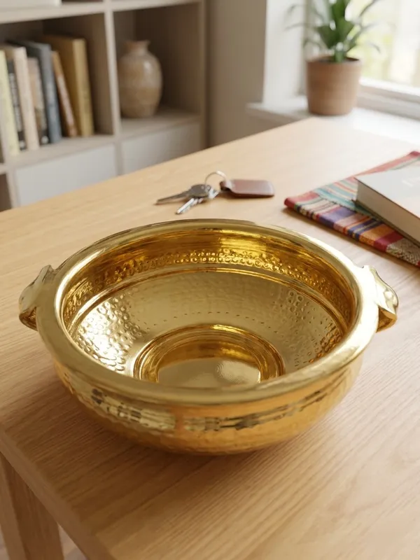 Majestic_Decor_pure_brass_hammered_design_urli_bowl
