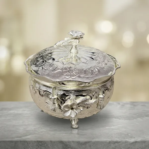 Silver_German_Floral_Embossed_Footed_Serving_Bowl_With_Lid